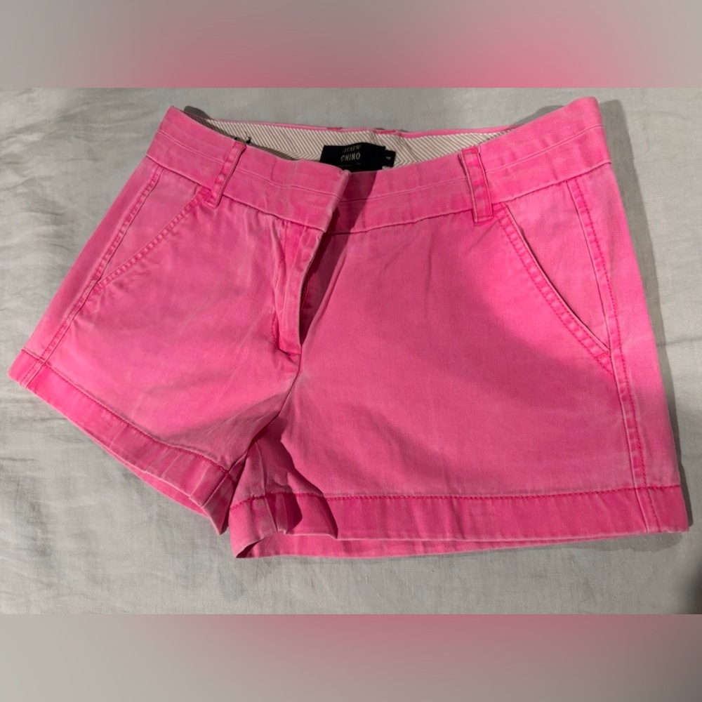 J. Crew Vibrant Pink Women's Shorts - Picture 1 of 3